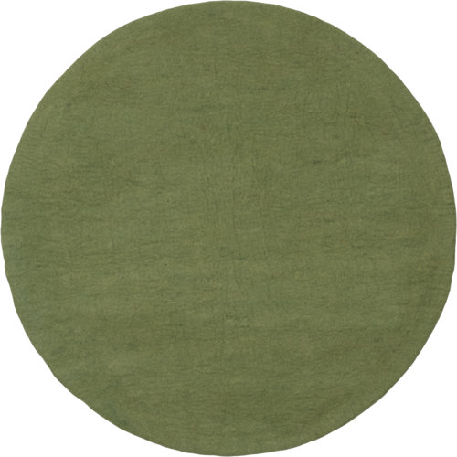 Myfelt Kaspar Handmade Shaggy Dark Green Rug Wayfair.co.uk